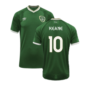 2020-2021 Republic of Ireland Home Shirt (Kids) (KEANE 10)