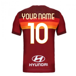 2020-2021 Roma Authentic Vapor Match Home Nike Shirt