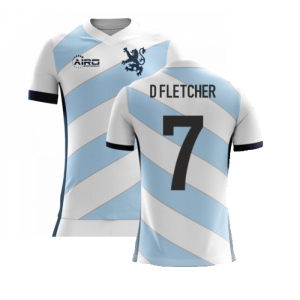 2024-2025 Scotland Airo Concept Away Shirt (D Fletcher 7) - Kids