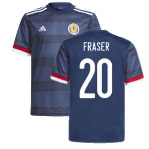 2020-2021 Scotland Home Adidas Football Shirt (Fraser 20)