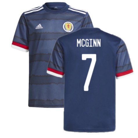 2020-2021 Scotland Home Adidas Football Shirt (McGinn 7)