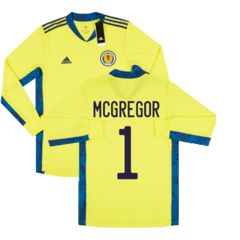 2020-2021 Scotland LS Goalkeeper Shirt (Yellow) (MCGREGOR 1)