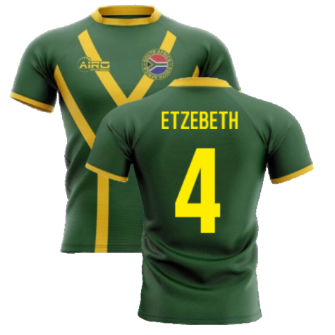 2024-2025 South Africa Springboks Flag Concept Rugby Shirt (Etzebeth 4)