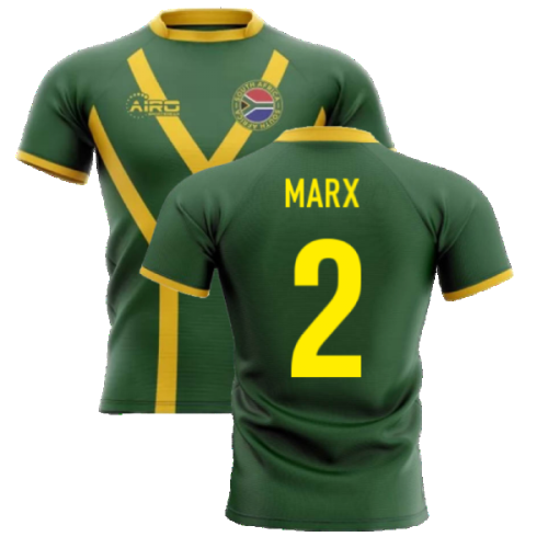 2024-2025 South Africa Springboks Flag Concept Rugby Shirt (Marx 2)