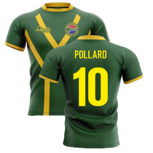 2024-2025 South Africa Springboks Flag Concept Rugby Shirt (Pollard 10)