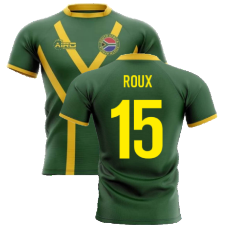 2024-2025 South Africa Springboks Flag Concept Rugby Shirt (Roux 15)