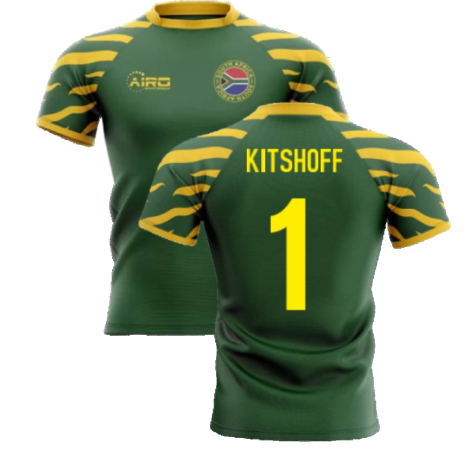 2025-2026 South Africa Springboks Home Concept Rugby Shirt (Kitshoff 1)