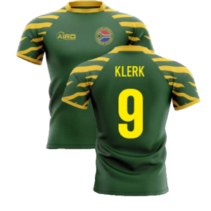 2024-2025 South Africa Springboks Home Concept Rugby Shirt (Klerk 9)