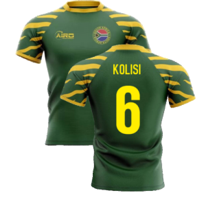 2025-2026 South Africa Springboks Home Concept Rugby Shirt (Kolisi 6) 2025-2026 South Africa Springboks Home Concept Rugby Shirt (Kolisi 6)