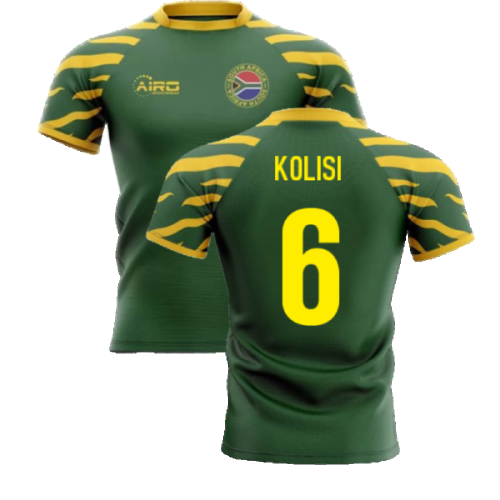 2024-2025 South Africa Springboks Home Concept Rugby Shirt (Kolisi 6)