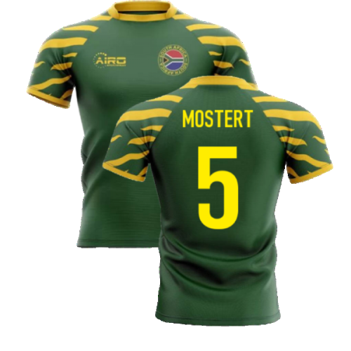 2024-2025 South Africa Springboks Home Concept Rugby Shirt (Mostert 5)