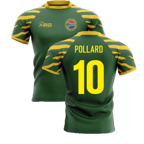 2024-2025 South Africa Springboks Home Concept Rugby Shirt (Pollard 10)