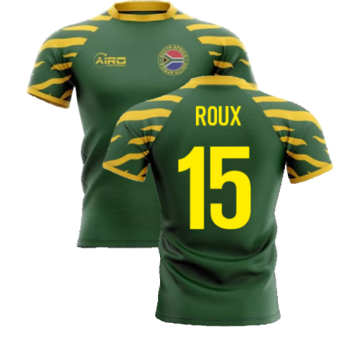 2024-2025 South Africa Springboks Home Concept Rugby Shirt (Roux 15)