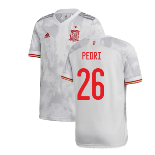 2020-2021 Spain Away Shirt (Kids) (PEDRI 26)