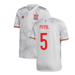 2020-2021 Spain Away Shirt (Kids) (PUYOL 5)