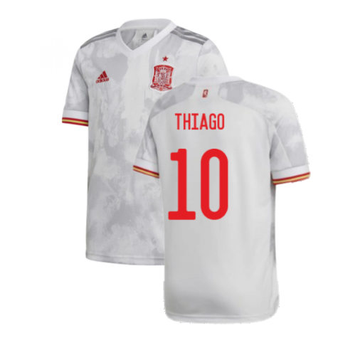 2020-2021 Spain Away Shirt (Kids) (THIAGO 10)