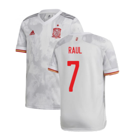 2020-2021 Spain Away Shirt (RAUL 7)