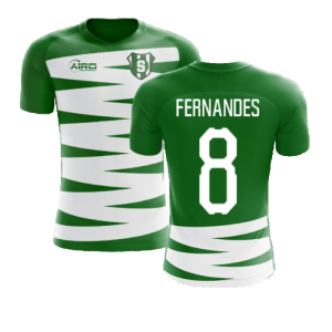 2024-2025 Sporting Lisbon Home Concept Football Shirt (Fernandes 8)