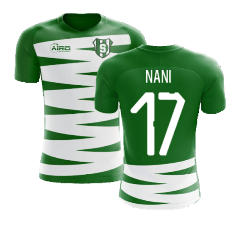 2024-2025 Sporting Lisbon Home Concept Football Shirt (Nani 17)