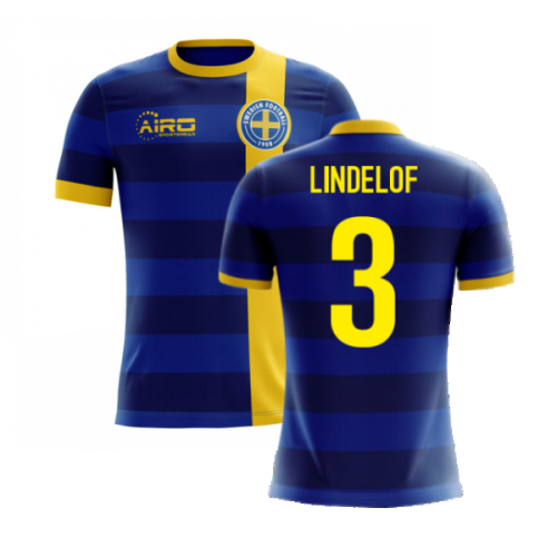 2024-2025 Sweden Airo Concept Away Shirt (Lindelof 3) - Kids