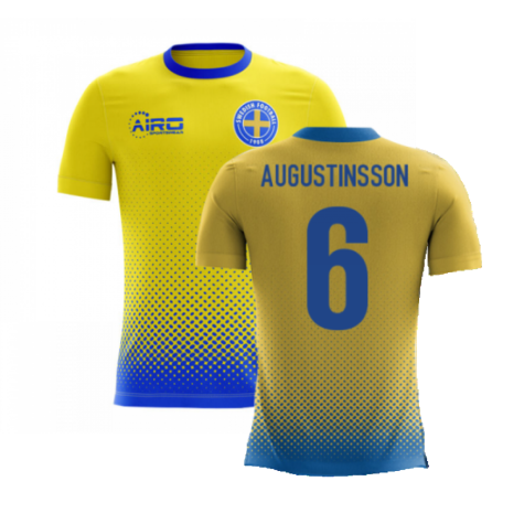 2024-2025 Sweden Airo Concept Home Shirt (Augustinsson 6)