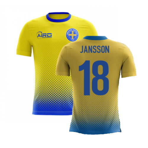 2024-2025 Sweden Airo Concept Home Shirt (Jansson 18) - Kids