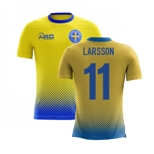 2024-2025 Sweden Airo Concept Home Shirt (Larsson 11) - Kids