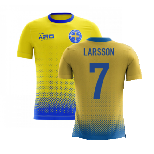 2024-2025 Sweden Airo Concept Home Shirt (Larsson 7) - Kids