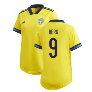 2020-2021 Sweden Home Adidas Womens Shirt (BERG 9)