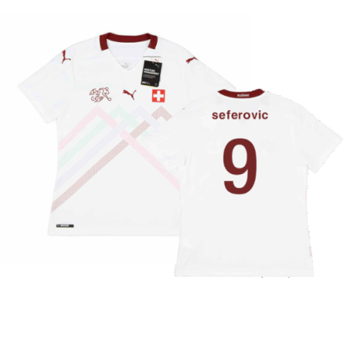 2020-2021 Switzerland Away Shirt (Womens) (SEFEROVIC 9)