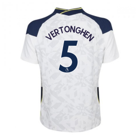 2020-2021 Tottenham Vapor Match Home Nike Shirt (VERTONGHEN 5)