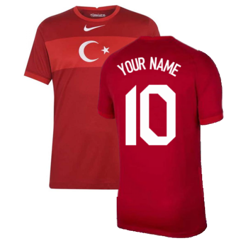 2020-2021 Turkey Away Nike Football Shirt (Your Name)