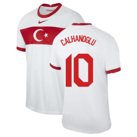 2020-2021 Turkey Home Nike Football Shirt (CALHANOGLU 10)