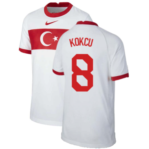 2020-2021 Turkey Home Nike Football Shirt (Kids) (KOKCU 8)