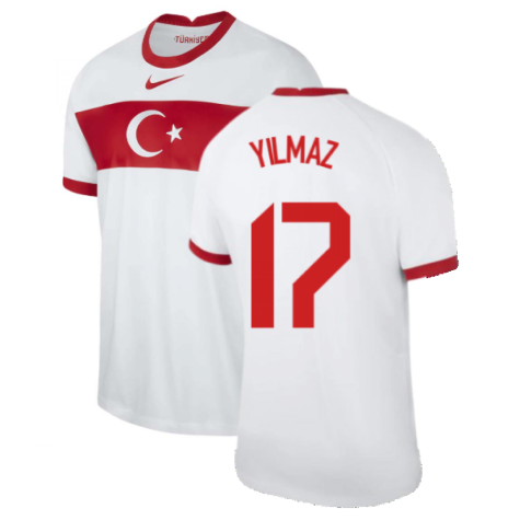 2020-2021 Turkey Home Nike Football Shirt (YILMAZ 17)