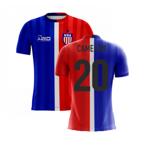 2024-2025 USA Airo Concept Away Shirt (Cameron 20)