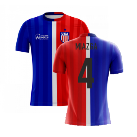 2024-2025 USA Airo Concept Away Shirt (Miazga 4)