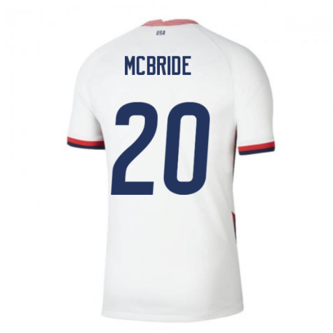 2020-2021 USA Home Football Shirt (MCBRIDE 20)