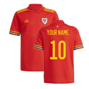 2020-2021 Wales Home Adidas Football Shirt