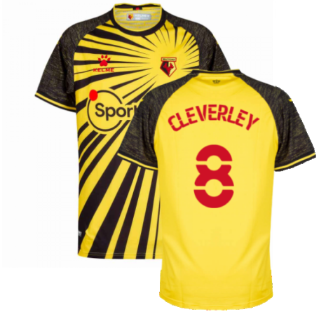 2020-2021 Watford Home Shirt (CLEVERLEY 8)