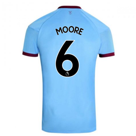 2020-2021 West Ham Away Football Shirt (MOORE 6)