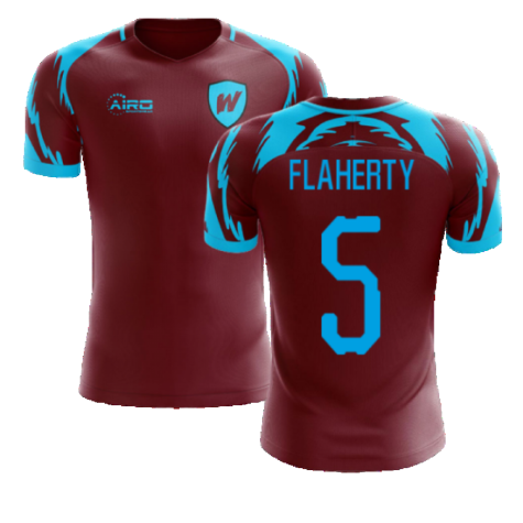 2024-2025 West Ham Home Concept Football Shirt (Flaherty 5)