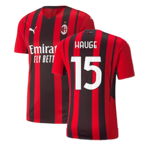 2021-2022 AC Milan Authentic Home Shirt (HAUGE 15)