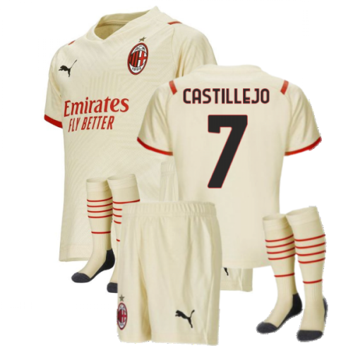 2021-2022 AC Milan Away Mini Kit (CASTILLEJO 7)