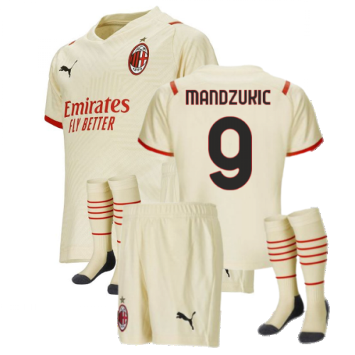 2021-2022 AC Milan Away Mini Kit (MANDZUKIC 9)