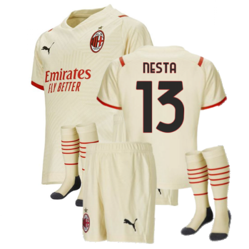 2021-2022 AC Milan Away Mini Kit (NESTA 13)