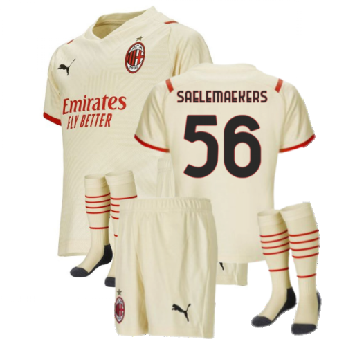 2021-2022 AC Milan Away Mini Kit (SAELEMAEKERS 56)