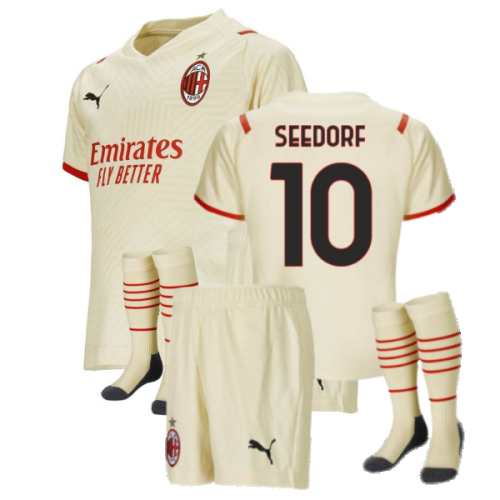 2021-2022 AC Milan Away Mini Kit (SEEDORF 10)