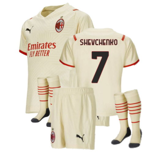 2021-2022 AC Milan Away Mini Kit (SHEVCHENKO 7)