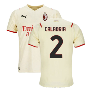 2021-2022 AC Milan Away Shirt (CALABRIA 2)